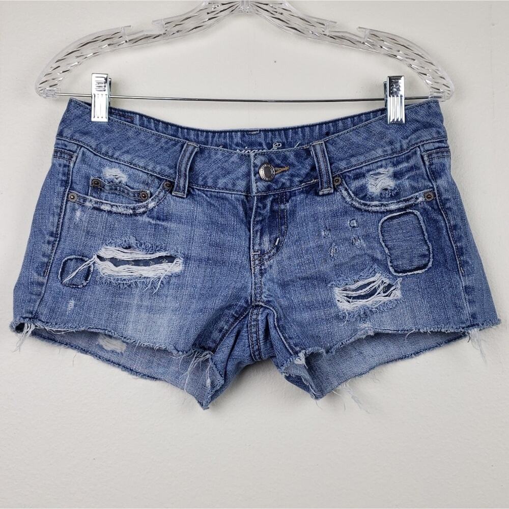 American Eagle | Distressed Jean Shorts-Size 4